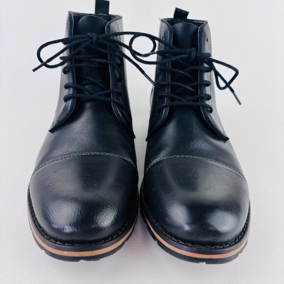 Apt. 9 Mens Size 13 Ankle Chukka Boot Bayshore Black Cushioned Footbed 176490